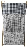 Tadpoles Toile Hamper, Black by Tadpoles