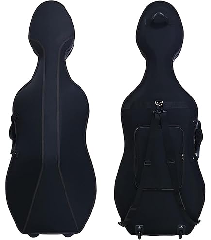 Amazon.co.jp: チェロケース、4/4チェロハードケース、超軽量カーボン