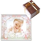 メモリアルギフト ガラス　【EINE】ベビーフレームピンク 通常大人ラッピング