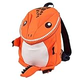 リュック キッズ 男の子 女の子 軽量 アウトドア バッグ 大容量 幼稚園 小学生 恐竜 (オレンジ) BEATON JAPAN