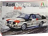 プラッツ イタレリ 1/24 アウディ クワトロ 1981 モンテカルロ ラリー 日本語説明書付属 プラモデル IT3642
