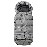 7AM Enfant ベビーカーフットマフ 防寒カバー Blanket 212 Evolution [並行輸入品] (Heather Grey/Grey)