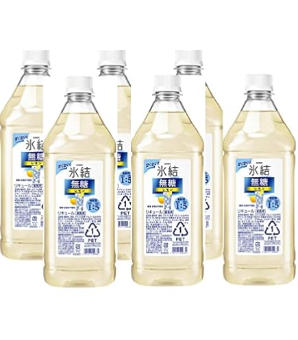 Amazon.co.jp: キリン 氷結 無糖 レモン コンク 40度 1800ml 3本セット