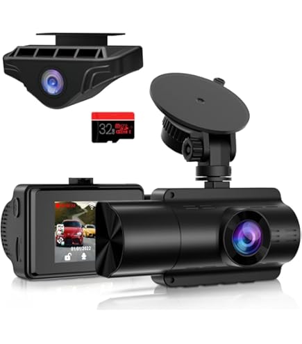 Amazon.co.jp: LAMONKE 3カメラ ドライブレコーダー 4K 解像度 500万