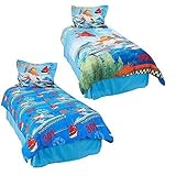 Disney/Pixar Planes Fire and Rescue Comforter, Twin, Blue [並行輸入品]