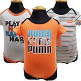 PUMA プーマ ベビー服 ベビー下着 ロンパース ボディスーツ 3枚セット 70cm