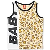 ベビードール アニマル切替タンクトップ 子供服 90cm ヒョウ柄