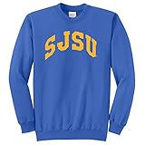 NCAA San Jose State Spartansアーチクラシッククルーネックスウェットシャツ、ロイヤル、Large