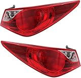 Evan-Fischer テールライトアセンブリ 2011-2014 ヒュンダイ ソナタ 外部電球タイプ 助手席側と運転席側