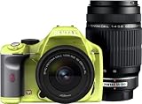 PENTAX デジタル一眼レフカメラ K-x ダブルズームキット ライトイエロー/グレー 068