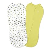 Summer Infant社製 スワドルミー [スワドルポッド 2枚組 ベビー 新生児 おくるみ] 02.キャタピラー【72750】 ステージ1【Newborn】