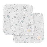 (チャックルベビー) chuckle BABY 星柄 裏パイル ガーゼハンカチ 2枚組 サックス サイズなし P9912-00-30