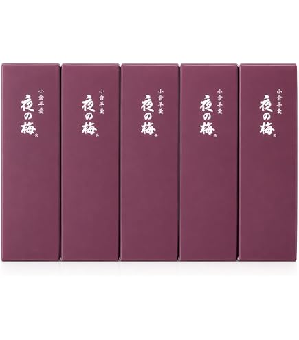 Amazon.co.jp: 【とらや】小形羊羹 夜の梅 小倉羊羹×2本 小袋2枚付