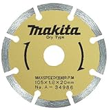 マキタ ダイヤモンドホイール 外径105mm カッタ用(セグメント普及タイプ) A-34986