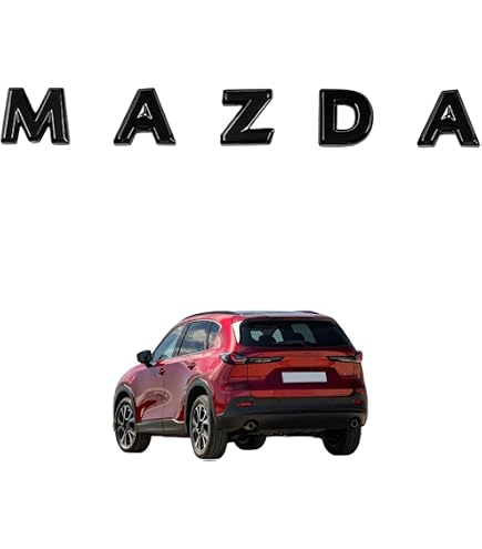 Amazon | MAZDA マツダ 対応 アルファベットエンブレム リアエンブレム