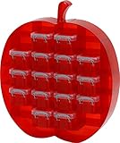 不二貿易 R.U.BOX アップル 0.14L 16杯 クリアレッド 24506