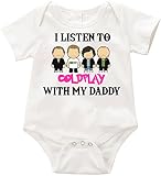 VRW I Listen to Cold Play With My Daddyワンジーロンパースボディスーツ