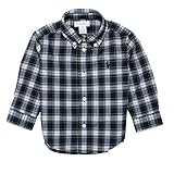(ポロ ラルフローレン) POLO RALPH LAUREN ベビー 男の子 長袖シャツ Plaid Cotton Poplin Shirt ホワイト マルチ White Multi (18M) [並