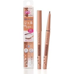 セザンヌ ジェルアイライナー 60 オレンジブラウン 0.1g
