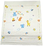 村信 両面パイル 正方形バスタオル 約100cm×100cm クリーム ST24 日本製