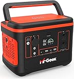 MrGeek portable power station出力600W純正弦波ポータブルバッテリー568wh大容量153600MAhエネルギ