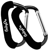 babyduのセット2 – Large Multi PurposeベビーカーフックOrganizer for Hanging手ごろ、おむつバッグ、ショッピングバッグ。クリップFitsシングル/ツイント