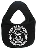Dirty Fingers ACCESSORY ベビー・ボーイズ 0-18 Months ブラック DFBIBsonofbikerK