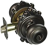 Schlageロック会社f51ageo716brk f51 a Georgian 716 BRK Brookshire Deco RoseエントリドアロックAged Bronze