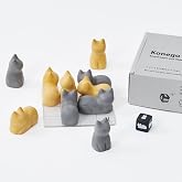 アッシュコンセプト(h conceot) プラスディー(+d) Konego コネゴ 猫の4マス並べ DA-1361 2人用 猫 ボードゲーム 知育玩具 大人 子供 プレゼント 日本製 大人も子供も楽しめる 対象年齢5歳以上