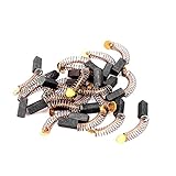 uxcell　カーボン・ブラシ　電気ドリル・モーター用　予備部品　サイズ 9mmx4mmx4mm　10組入り