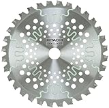 日立工機 エンジン刈払機用チップソー 草刈用 スーパーでか 径230mm 穴径25.4mm 32枚刃 レーザースリット 軟質特殊樹脂仕様 0068-4571