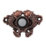 Vicenza Designs D4005 Pollino Koi Style Doorbell, Antique Copper by Vicenza Designs