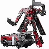 WAIKYTOY 変形ロボットおもちゃ 消防車 トラック モデル アクションフィギュア 7.1インチ アクセサリー付き 対象年齢6歳以上 男の子 子供用