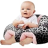 Nice Days（ナイス　ディズ）　ベビーソファ　かわいいサポートシート　クッション　お食事対応 (ヒョウ)