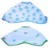 Muslin Cotton Baby Burp Bibs & Baby Burp Cloths. Multi Layer Soft, Light, Absorbent Baby Bibs For Bu