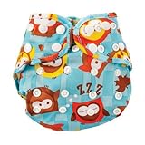 Bumkins Cloth Diaper Cover, Blue Owl, One Size by Bumkins [並行輸入品]