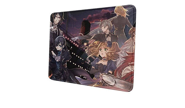 美品 黒執事 小型マウスパッド ゲーム オフィス 防水 ゴム 滑り止め 耐久性 持ち運びが簡単 洗える マウスパッド ゲーミング かわいい イラスト 携帯用 おしゃれ キャラ 小型サイズ 小型 薄型 7 9 X9 4 エッジ補強 Gts Com Pe