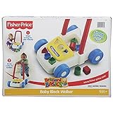 Fisher Price Brilliant Basics Block Cart Walker [並行輸入品]