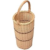 傘Walking Stickウィッカーバスケットハンドル付き