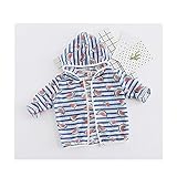 WINキッズ ラッシュガード パーカー 　 長袖 UVカット 日焼け防止 吸汗 速乾 水着 夏 海 上着　 ジュニア こども 紫外線カット 水着パーカー UVカット 日焼 (100cm, ブルー)