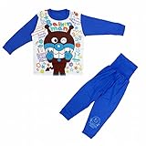 (バンダイ)BANDAI 長袖パジャマ アンパンマン 腹巻付 寝間着 ブルー 80