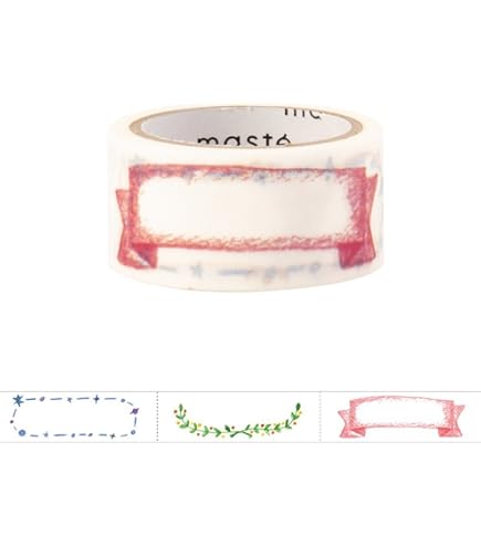 Amazon | マークス 水性ペンで書けるマスキングテープ ミシン目入り