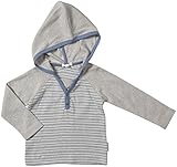 Purebaby赤ちゃん男の子フード付きファッショントップ(ベビー) – Surreyストライプ カラー: ブルー