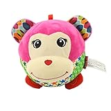 ソフトStuffed Animals BabyハンドヘルドRattleおもちゃCute Plush Monkey Elephant Parrotフクロウ人形教育ギフト