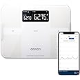 オムロン 体重・体組成計 カラダスキャン スマホアプリ/OMRON connect対応 ホワイト HBF-255T-W