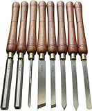 Faithfull HSS Turning Chisel Wooden Boxed Set 8Pc [並行輸入品]