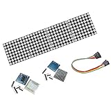 Sharplace 4ピン　MAX7219 　ドット　マトリックス　LED　表示モジュール　Arduinoに適　ラズベリーパイキット　