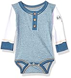 Burt's Bees Baby SHIRT ユニセックス・ベビー US サイズ: 6-9 Months カラー: ブルー