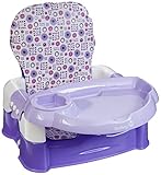 Safety 1st Deluxe Sit Snack and Go Convertible Booster with Full Pad, Lavendar [並行輸入品]