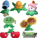 Plants vs Zombies Plush Toy Set (6 Pieces)